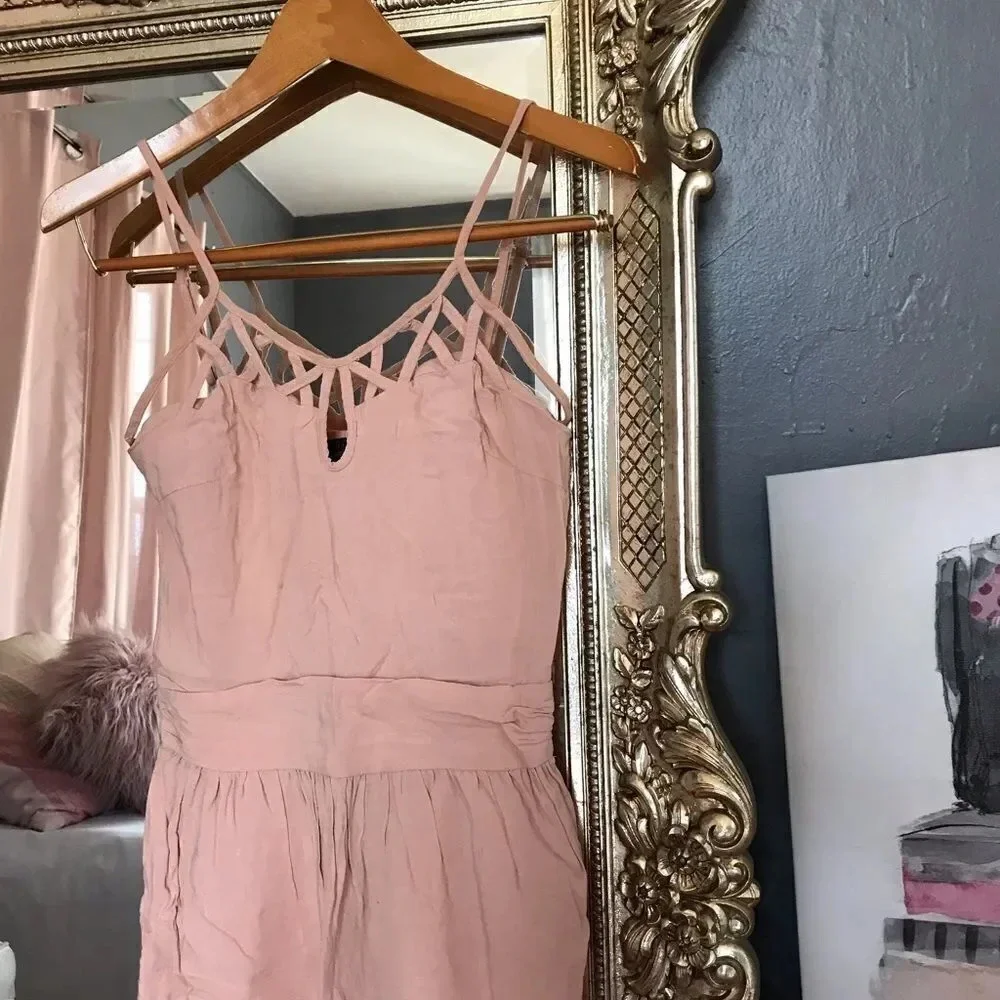 Jack light pink strappy dress - Picture 2 of 7